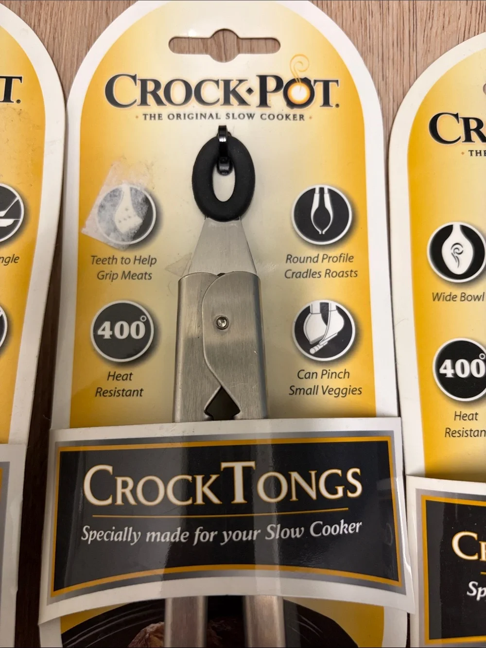 Crock•Pot Utensils– Slotted Turner, Tongs & Slotted Spoon